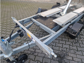 Trailer jungkit COBALT+ 335x180x40cm black +40cm hohe Aluwände Elektro Rampen Stützen Parabelfederung 3500kg: gambar 3