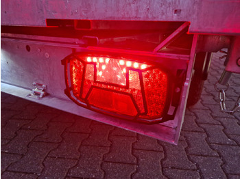 Trailer jungkit COBALT+ 335x180x40cm black +40cm hohe Aluwände Elektro Rampen Stützen Parabelfederung 3500kg: gambar 4