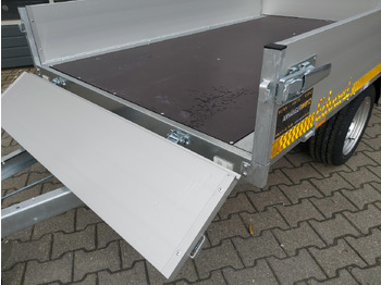 Trailer mobil Hochlader light 2514 250x145x30cm Lfh 63cm 13" (S) 1500kg: gambar 2