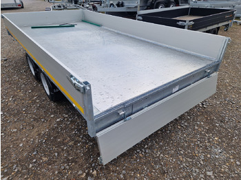 Trailer jungkit Kipper 4020 406x200x30cm Elektrisch+Notpumpe Rampen Stützen LfH 72 (XL) 3500kg: gambar 3