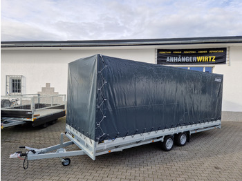 Trailer dengan terpal samping
