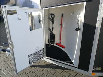 Trailer pengangkut kuda Pferdeanhänger Böckmann DUO Esprit silver black Sattelkammer Aluboden Trittschutz 2400kg 100 km/H: gambar 5