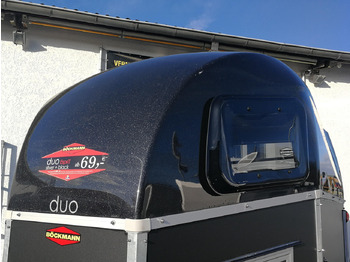 Trailer pengangkut kuda Pferdeanhänger Böckmann DUO Esprit silver black Sattelkammer Aluboden Trittschutz 2400kg 100 km/H: gambar 4