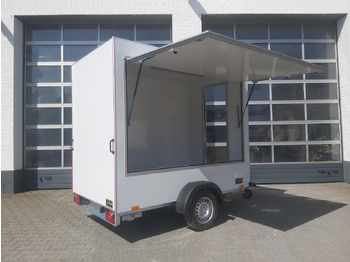 Trailer penjual Verkaufsanhänger TFS Multi VK 250.01 250x150x200cm 1 Seitenklappe Tür 230V Strom 750kg 100kmH AKTION: gambar 3