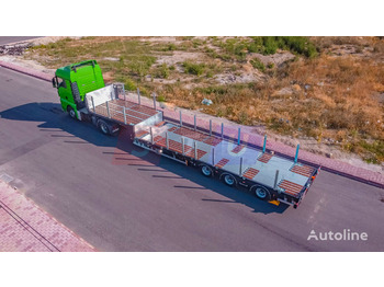 Semi-trailer low bed baru STU 3 Axles Lowbed Trailer: gambar 3