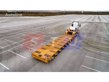 Semi-trailer low bed baru STU 8 AXLE LOWBED- HYDRAULIC STEERING AXLES / 8 ESSİEUX SURBAISSES-E: gambar 2 Semi-trailer low bed baru STU 8 AXLE LOWBED- HYDRAULIC STEERING AXLES / 8 ESSİEUX SURBAISSES-E: gambar 2