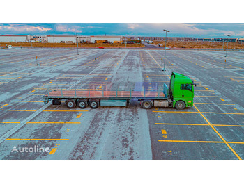 Semi-trailer flatbed STU