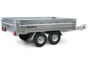 Trailer mobil baru Brenderup 3251STB1300, 1000 kg, Stahl Hochlader, 2500 x 1420 x 350 mm: gambar 4