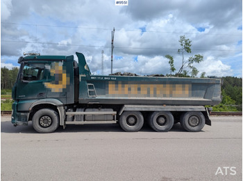 Truk jungkit Tipper truck Mercedes Benz Arocs 3253 with Zetterberg flatbed: gambar 3