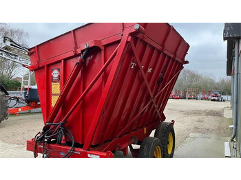 Trailer jungkit pertanian/ Tempat sampah