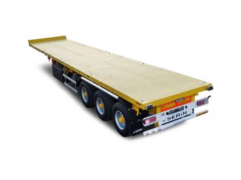 Semi-trailer flatbed SERIN
