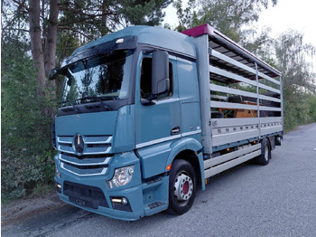 Truk dengan terpal samping MERCEDES-BENZ Actros 1836