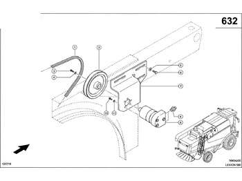 Motor hidrolik CLAAS