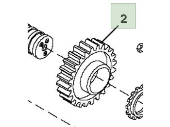 Gearbox dan bagiannya JOHN DEERE