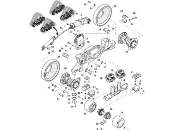Bagian sasis JOHN DEERE