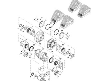 Bagian sasis JOHN DEERE