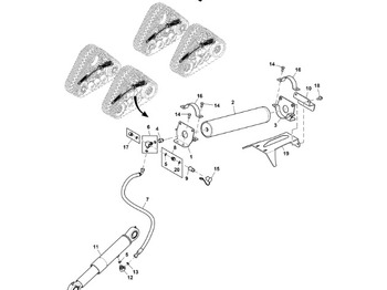 Silinder hidrolik JOHN DEERE
