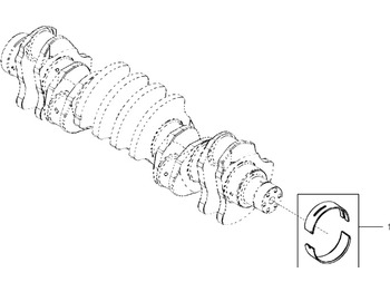 Bantalan mesin JOHN DEERE