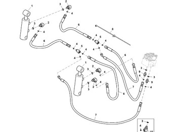 Silinder hidrolik JOHN DEERE