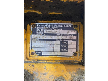 Final drive untuk Peralatan konstruksi Liebheer L544 zwolnica kompletna AP-409/DK , ZF 4474005105: gambar 2