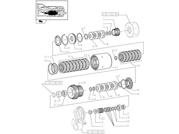 Gearbox dan bagiannya NEW HOLLAND