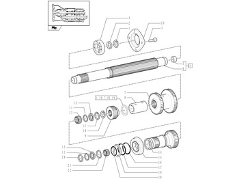 Gearbox dan bagiannya NEW HOLLAND