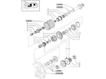 Gearbox dan bagiannya NEW HOLLAND