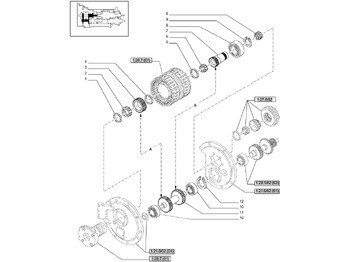 Gearbox dan bagiannya NEW HOLLAND