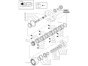Gearbox dan bagiannya NEW HOLLAND