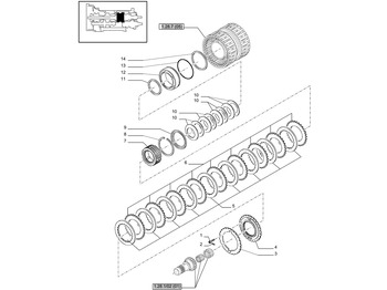 Gearbox dan bagiannya NEW HOLLAND
