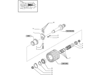 Gearbox dan bagiannya NEW HOLLAND