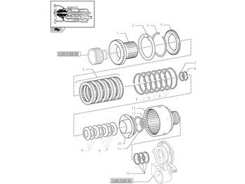 Gearbox dan bagiannya NEW HOLLAND