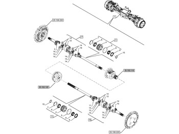 Poros penggerak NEW HOLLAND