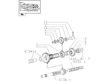 Gearbox dan bagiannya NEW HOLLAND