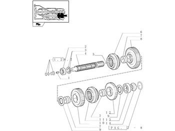 Gearbox dan bagiannya NEW HOLLAND