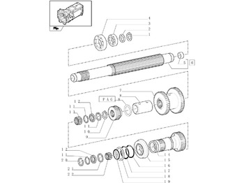 Gearbox dan bagiannya NEW HOLLAND