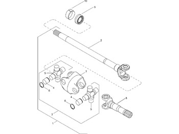 Poros penggerak NEW HOLLAND