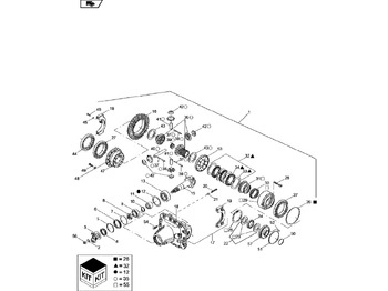 Gigi diferensial NEW HOLLAND