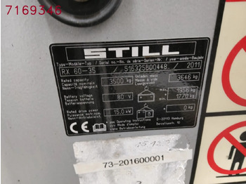 Forklift listrik STILL RX60-35: gambar 3