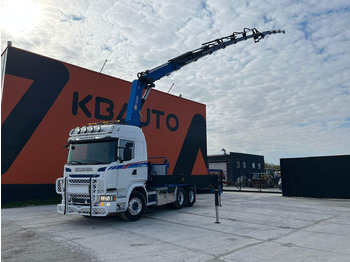 Truk flatbed SCANIA G 490