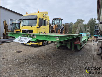 Semi-trailer dengan terpal samping