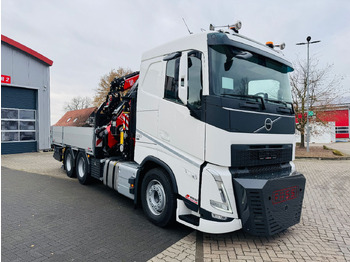 Truk flatbed, Truk derek Volvo FH500 6x4 Fassi F545RA 2.27 mit Jib und Winde: gambar 2