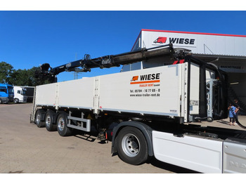 Semi-trailer flatbed WIESE