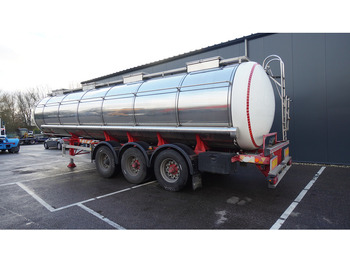Semi-trailer tangki untuk pengangkutan bahan kimia Burg 3 AXLE TANK CHEMIE TRAILER 30.000LTR: gambar 4