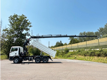 Truk jungkit, Truk derek MAN TGS 33.440 6x4 /3-Seiten- Kipper /  HIAB 228-6: gambar 4
