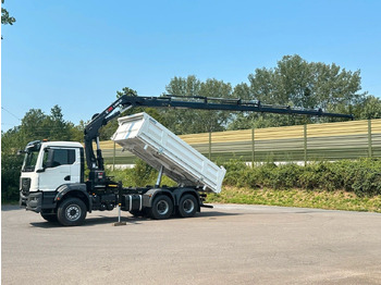 Truk jungkit, Truk derek MAN TGS 33.440 6x4 /3-Seiten- Kipper /  HIAB 228-6: gambar 3