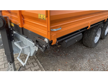 Trailer jungkit pertanian/ Tempat sampah baru Fliegl TSK 115: gambar 2