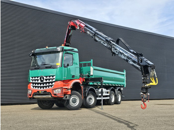 Leasing Mercedes-Benz AROCS 4145 / 8X6 / TIPPER + HMF CRANE Mercedes-Benz AROCS 4145 / 8X6 / TIPPER + HMF CRANE: gambar 2 Leasing Mercedes-Benz AROCS 4145 / 8X6 / TIPPER + HMF CRANE Mercedes-Benz AROCS 4145 / 8X6 / TIPPER + HMF CRANE: gambar 2