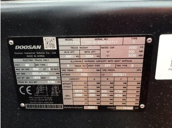 Forklift listrik Doosan B30X-7 PLUS: gambar 5