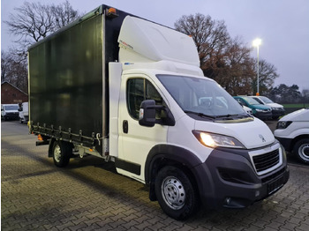 Van dengan terpal samping Peugeot Boxer 35 Pritsche 2x Schiebe Plane LBW L4 KLIMA: gambar 3